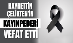 Hayrettin Çelikten’in Kayınpederi Vefat Etti
