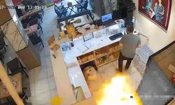 Kafede Korku Dolu Anlar: Tüp Patladı, Ortalık Savaş Alanına Döndü