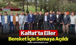 Kalfat’ta Eller Bereket İçin Semaya Açıldı