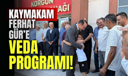 Kaymakam Ferhat Gür’e Veda Programı!