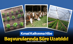 Kırsal Kalkınma Hibe Başvurularında Süre Uzatıldı!
