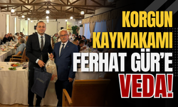 Korgun Kaymakamı Ferhat Gür’e Veda!
