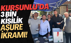 Kurşunlu’da 3 Bin Kişilik Aşure İkramı!
