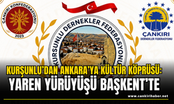 Kurşunlu’dan Ankara’ya Kültür Köprüsü: Yaren Yürüyüşü Başkent’te