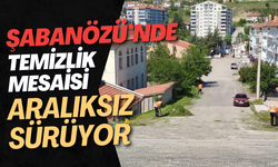 Şabanözü’nde Temizlik Mesaisi Aralıksız Sürüyor