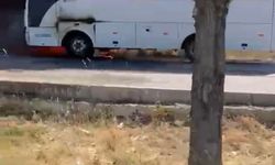 Seyir Halindeki Servis Otobüsü Alevlere Teslim Oldu