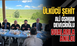 Ülkücü Şehit Ali Osman Devecioğlu Dualarla Anıldı