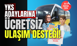 YKS Adaylarına Ücretsiz Ulaşım Desteği!