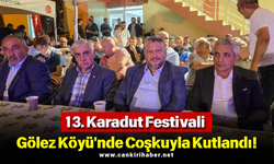13. Karadut Festivali Gölez Köyü'nde Coşkuyla Kutlandı!