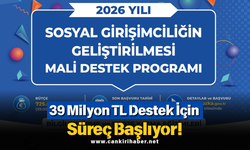39 Milyon TL Destek İçin Süreç Başlıyor!
