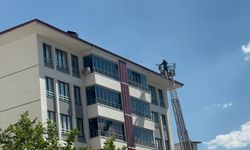 7 Katlı Binada Korkutan Yangın!