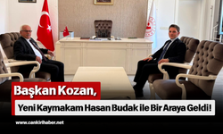 Başkan Kozan, Yeni Kaymakam Hasan Budak ile Bir Araya Geldi!
