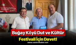 Buğay Köyü Dut ve Kültür Festivali İçin Davet!