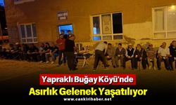 Buğay Köyü'nde Asırlık Gelenek Yaşatılıyor
