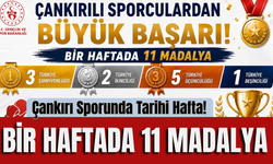 Çankırı Sporunda Tarihi Hafta! Bir Haftada 11 Madalya