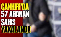 Çankırı'da 57 Aranan Şahıs Yakalandı!