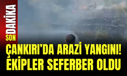 Çankırı’da Arazi Yangını! Ekipler Seferber Oldu