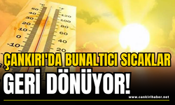 Çankırı'da Bunaltıcı Sıcaklar Geri Dönüyor!