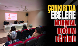 Çankırı’da Ebelere Normal Doğum Eğitimi!