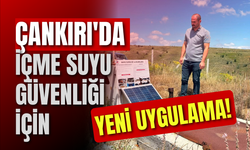 Çankırı'da İçme Suyu Güvenliği İçin Yeni Uygulama!