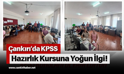 Çankırı'da KPSS Hazırlık Kursuna Yoğun İlgi!