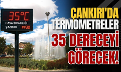 Çankırı'da Termometreler 35 Dereceyi Görecek!