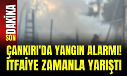 Çankırı'da Yangın Alarmı! İtfaiye Zamanla Yarıştı
