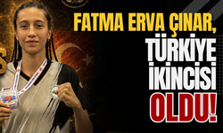 Fatma Erva Çınar, Türkiye İkincisi Oldu!