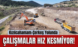 Kızılcahamam-Çerkeş Yolunda Çalışmalar Hız Kesmiyor!