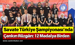 Savate Türkiye Şampiyonası’nda Çankırı Rüzgârı: 12 Madalya Birden