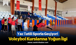 Yaz Tatili Sporla Geçiyor! Voleybol Kurslarına Yoğun İlgi