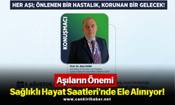 Aşıların Önemi Sağlıklı Hayat Saatleri'nde Ele Alınıyor!