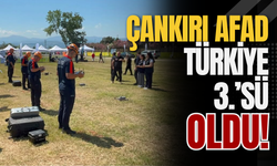 Çankırı AFAD Türkiye 3.’sü Oldu!