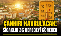 Çankırı Kavrulacak! Sıcaklık 36 Dereceyi Görecek