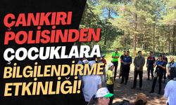 Çankırı Polisinden Çocuklara Bilgilendirme Etkinliği!