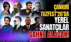 Çankırı TuzFest'26'da Yerel Sanatçılar Sahne Alacak!