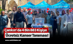 Çankırı’da 4 Bin 883 Kişiye Ücretsiz Kanser Taraması!