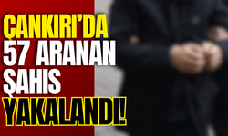 Çankırı’da 57 Aranan Şahıs Yakalandı!