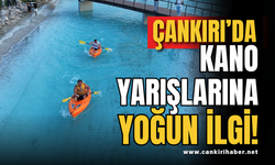 Çankırı’da Kano Yarışlarına Yoğun İlgi!