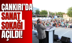 Çankırı’da Sanat Sokağı Açıldı!