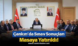 Çankırı’da Sınav Sonuçları Masaya Yatırıldı!