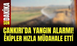 Çankırı’da Yangın Alarmı! Ekipler Hızla Müdahale Etti