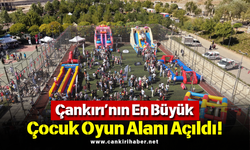Çankırı’nın En Büyük Çocuk Oyun Alanı Açıldı!