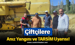 Çiftçilere Anız Yangını ve TARSİM Uyarısı!
