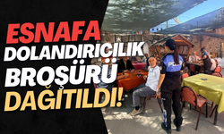 Esnafa Dolandırıcılık Broşürü Dağıtıldı!