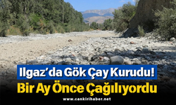 Ilgaz’da Gök Çay Kurudu! Bir Ay Önce Çağılıyordu
