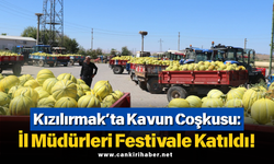 Kızılırmak’ta Kavun Coşkusu: İl Müdürleri Festivale Katıldı!