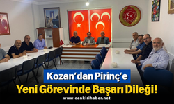 Kozan’dan Pirinç’e Yeni Görevinde Başarı Dileği!