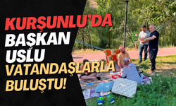 Kurşunlu’da Başkan Uslu Vatandaşlarla Buluştu!