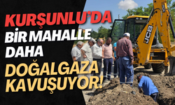 Kurşunlu’da Bir Mahalle Daha Doğalgaza Kavuşuyor!